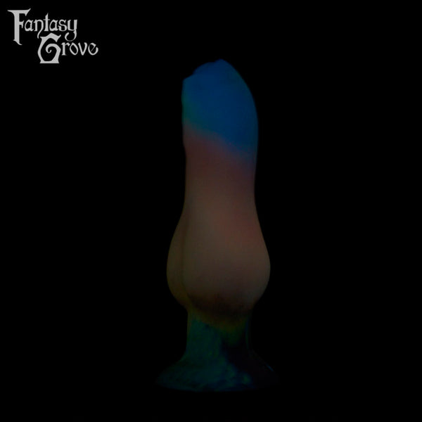 A fantasy sex toys on a black background with Fantasy Grove branding