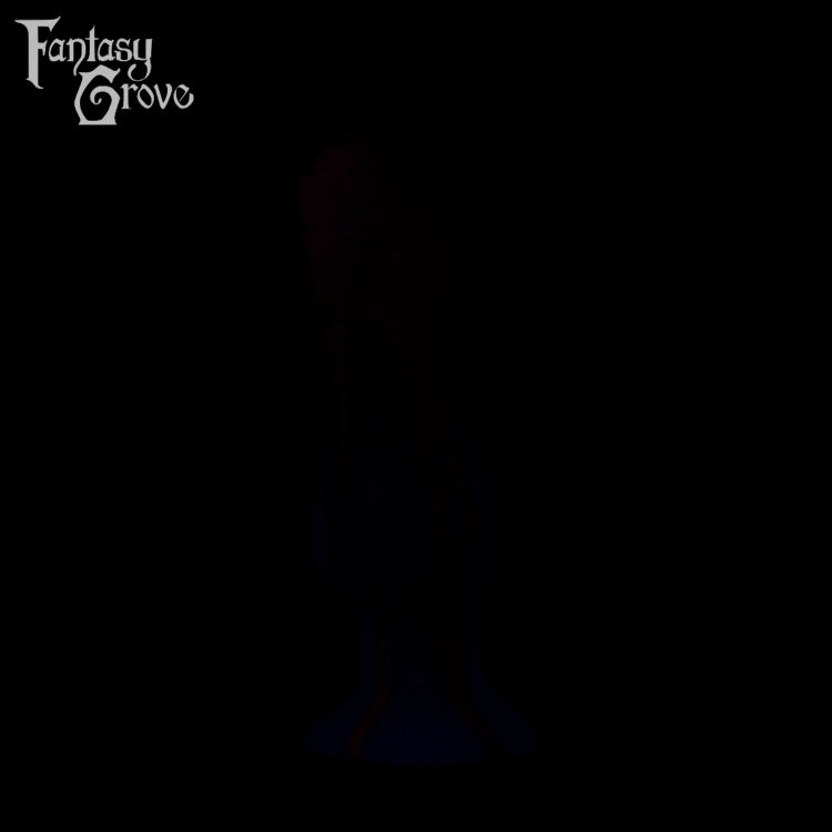 A fantasy sex toy on a black background with the Fantasy Grove logo in the upper left corner 