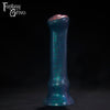 A Fantasy Grove sex toy on a black background with a logo in the upper left corner