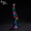 A Fantasy Grove sex toy on a black background with a logo in the upper left corner