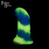 A fantasy sex toy on a black background with the Fantasy Grove logo in the upper left corner
