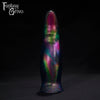 A Fantasy Grove sex toy on a black background with a logo in the upper left corner