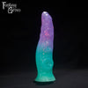 A Fantasy Grove sex toy on a black background with a logo in the upper left corner