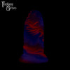 A fantasy sex toy on a black background with the Fantasy Grove logo in the upper left corner