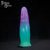 A Fantasy Grove sex toy on a black background with a logo in the upper left corner