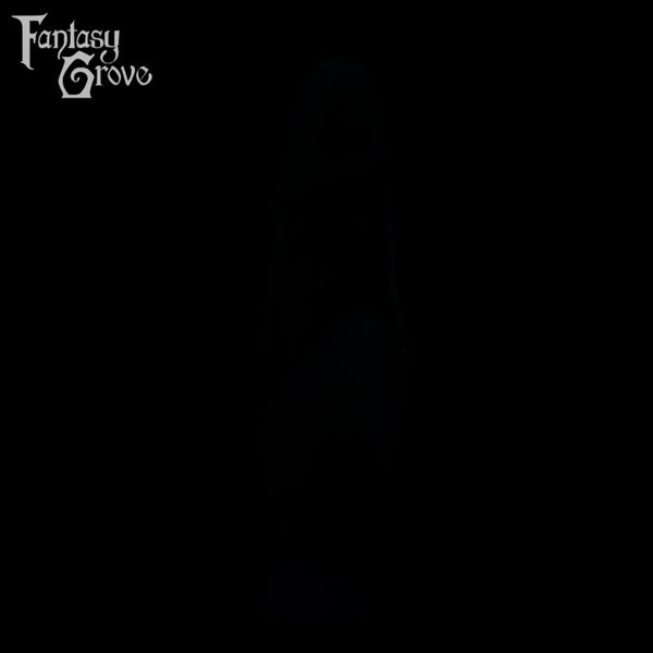 A fantasy sex toy on a black background with the Fantasy Grove logo in the upper left corner 