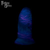 A fantasy sex toy on a black background with the Fantasy Grove logo in the upper left corner