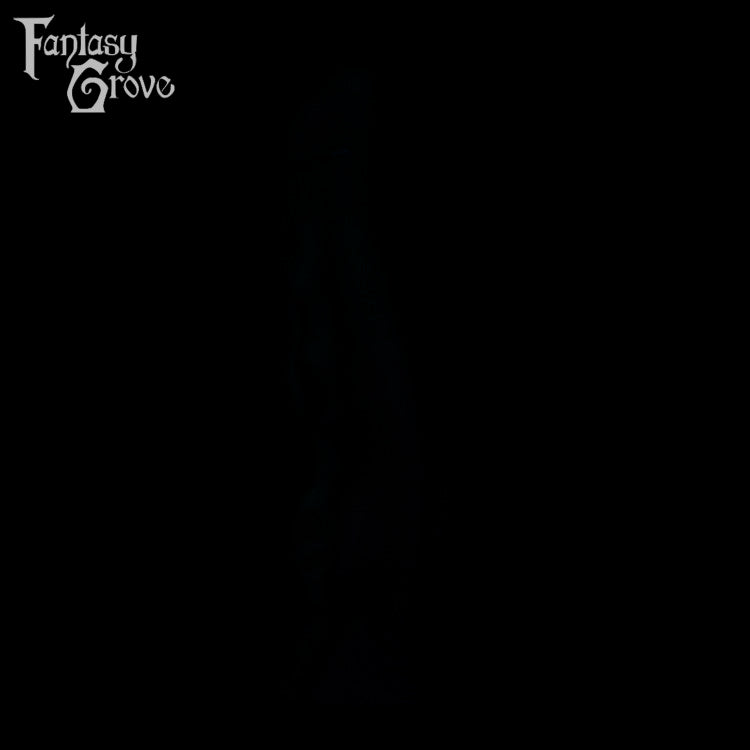A fantasy sex toy on a black background with the Fantasy Grove logo in the upper left corner 