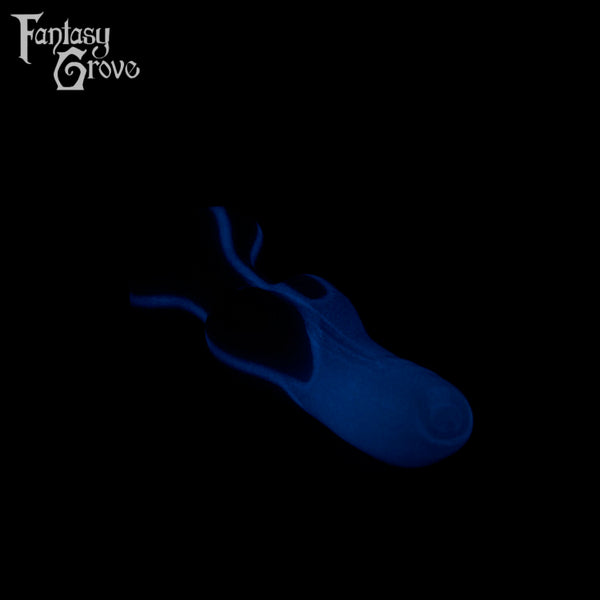 A fantasy sex toy on a black background with the Fantasy Grove logo in the upper left corner