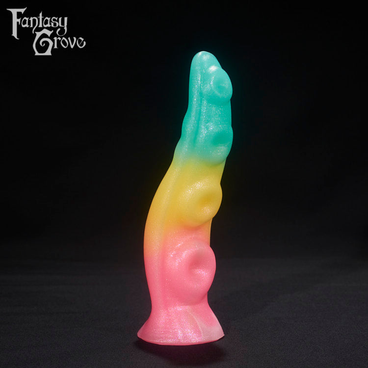 A fantasy sex toys on a black background with Fantasy Grove branding