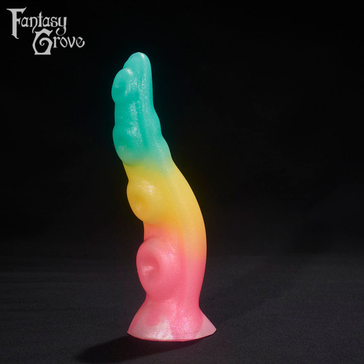 A fantasy sex toys on a black background with Fantasy Grove branding