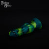 A fantasy sex toy on a black background with the Fantasy Grove logo in the upper left corner