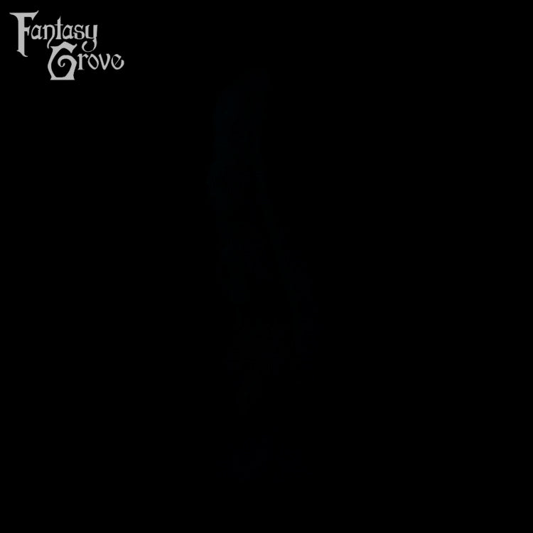 A fantasy sex toy on a black background with the Fantasy Grove logo in the upper left corner 
