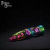 A Fantasy Grove sex toy on a black background with a logo in the upper left corner
