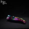 A Fantasy Grove sex toy on a black background with a logo in the upper left corner