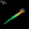 A Fantasy Grove sex toy on a black background with a logo in the upper left corner