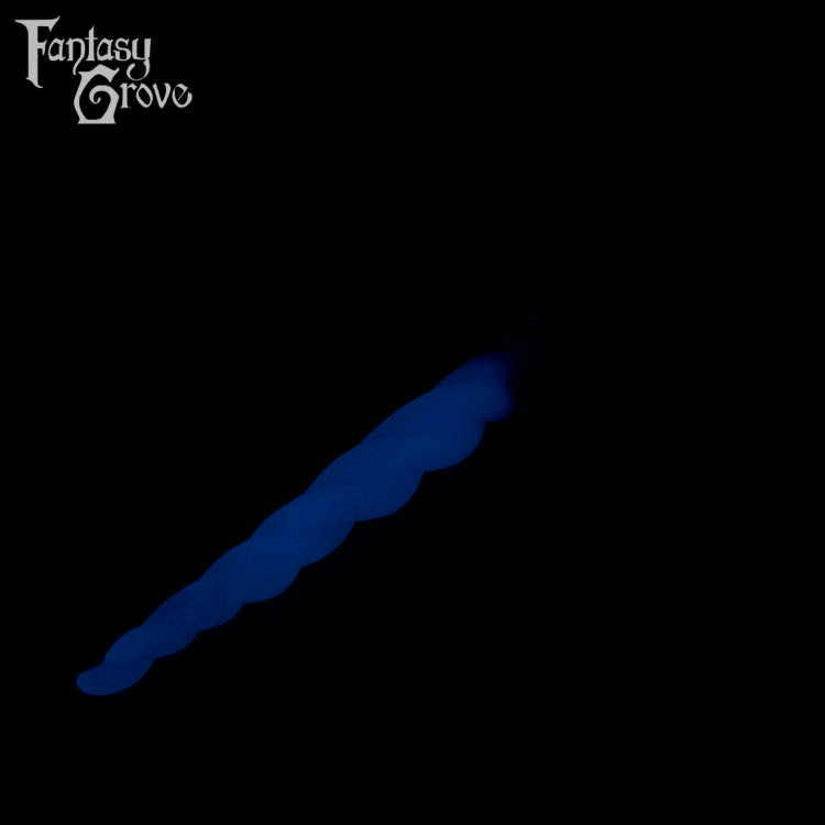 A Fantasy Grove sex toy on a black background with a logo in the upper left corner