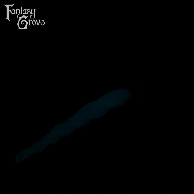 A Fantasy Grove sex toy on a black background with a logo in the upper left corner