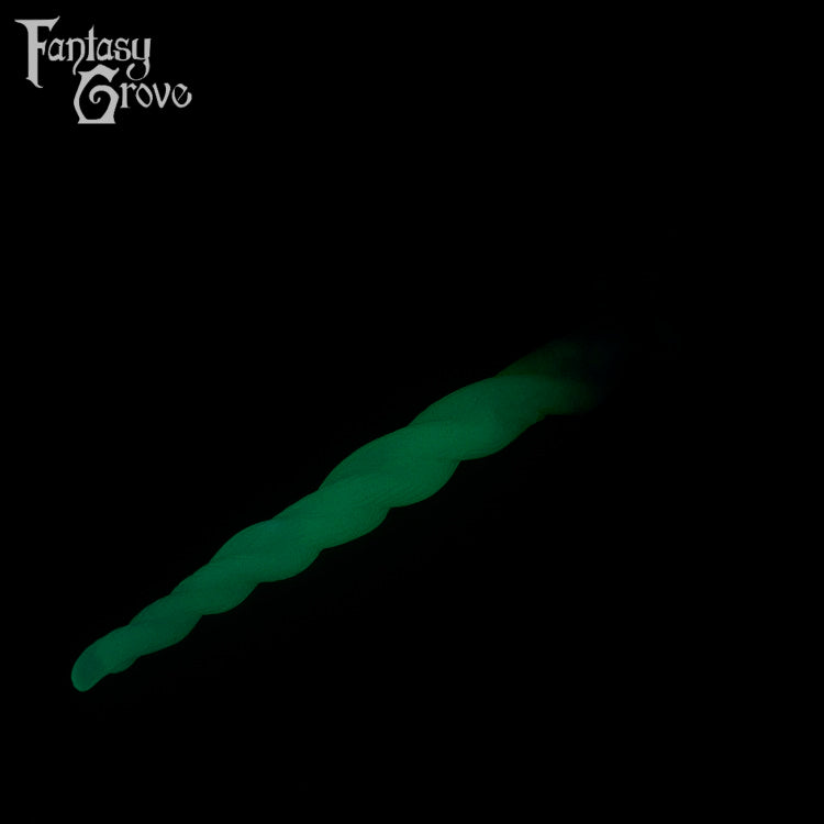 A Fantasy Grove sex toy on a black background with a logo in the upper left corner