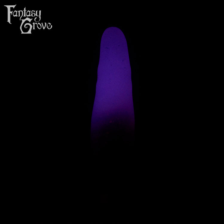 A fantasy sex toy on a black background with the Fantasy Grove logo in the upper left corner