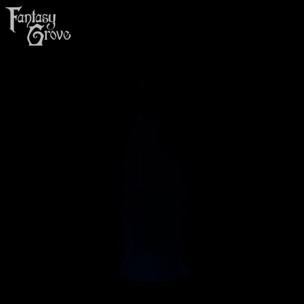 A fantasy sex toy on a black background with the Fantasy Grove logo in the upper left corner 