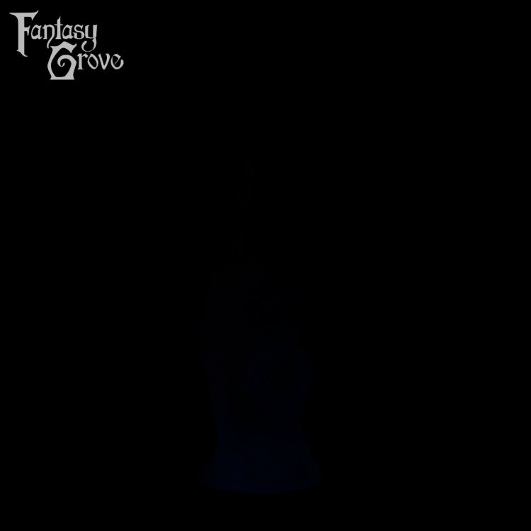 A fantasy sex toy on a black background with the Fantasy Grove logo in the upper left corner 