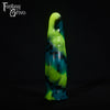 A fantasy sex toy on a black background with the Fantasy Grove logo in the upper left corner