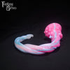 A Fantasy Grove sex toy on a black background with a logo in the upper left corner