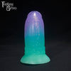 A Fantasy Grove sex toy on a black background with a logo in the upper left corner
