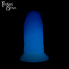 A Fantasy Grove sex toy on a black background with a logo in the upper left corner