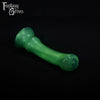 A fantasy sex toy on a black background with the Fantasy Grove logo in the upper left corner
