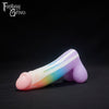 A Fantasy Grove sex toy on a black background with a logo in the upper left corner