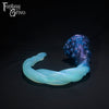 A Fantasy Grove sex toy on a black background with a logo in the upper left corner