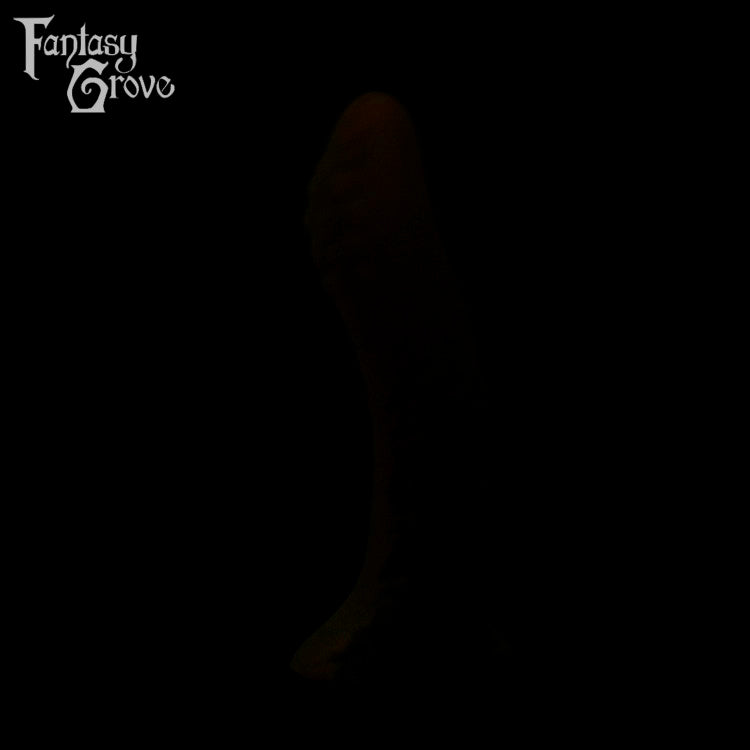 A fantasy sex toy on a black background with the Fantasy Grove logo in the upper left corner 