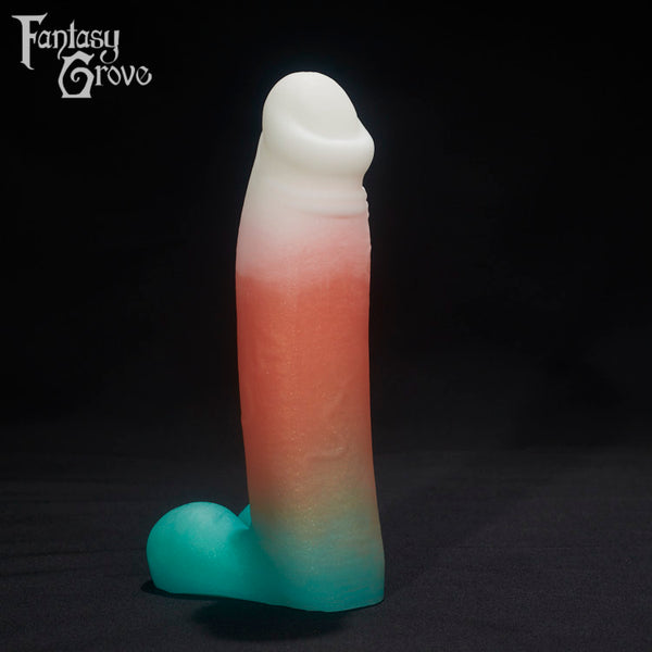 A fantasy sex toys on a black background with Fantasy Grove branding