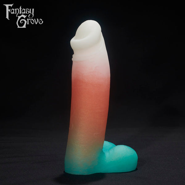 A fantasy sex toys on a black background with Fantasy Grove branding