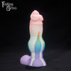 A Fantasy Grove sex toy on a black background with a logo in the upper left corner