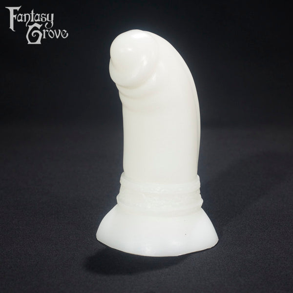 A fantasy sex toy on a black background with the Fantasy Grove logo in the upper left corner 