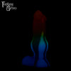 A Fantasy Grove sex toy on a black background with a logo in the upper left corner