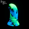 A fantasy sex toy on a black background with the Fantasy Grove logo in the upper left corner
