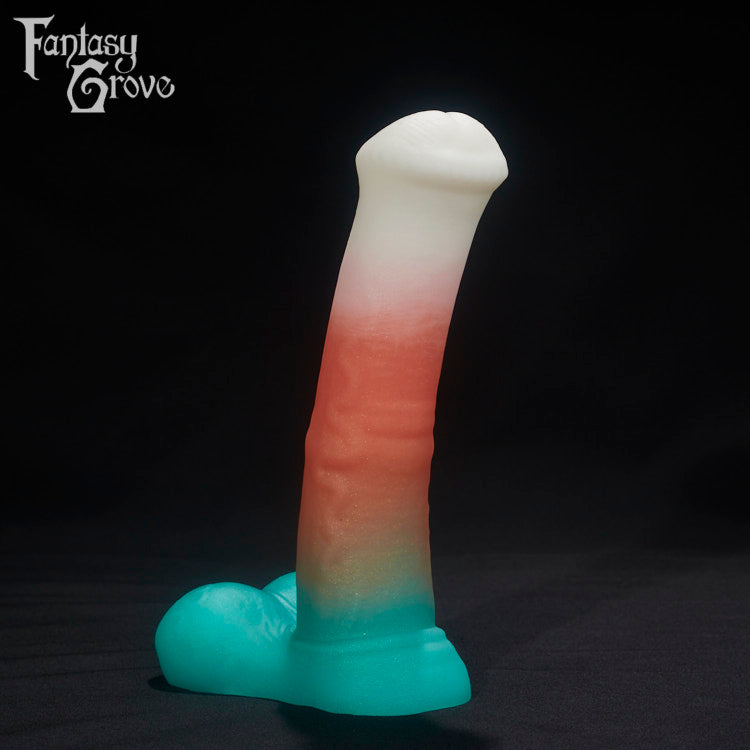 A fantasy sex toys on a black background with Fantasy Grove branding