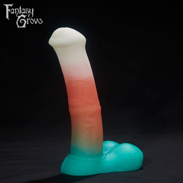 A fantasy sex toys on a black background with Fantasy Grove branding