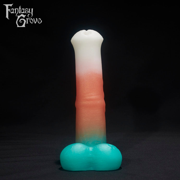 A fantasy sex toys on a black background with Fantasy Grove branding