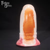 A fantasy sex toy on a black background with the Fantasy Grove logo in the upper left corner 