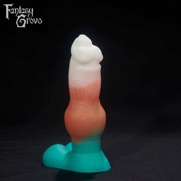 A fantasy sex toys on a black background with Fantasy Grove branding