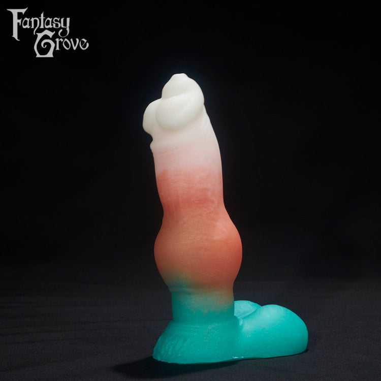 A fantasy sex toys on a black background with Fantasy Grove branding