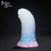 A fantasy sex toy on a black background with the Fantasy Grove logo in the upper left corner 