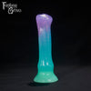 A Fantasy Grove sex toy on a black background with a logo in the upper left corner