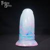 A fantasy sex toy on a black background with the Fantasy Grove logo in the upper left corner 
