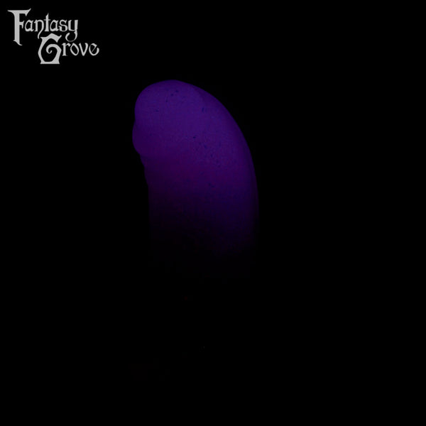A fantasy sex toy on a black background with the Fantasy Grove logo in the upper left corner